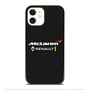 MCLAREN RENAULT LOGO CARBON. iPhone 12 Case Cover MCLAREN RENAULT LOGO CARBON. iPhone 12 Case Cover