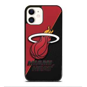 MIAMI HEAT BASKETBALL LOGO iPhone 12 Case Cover