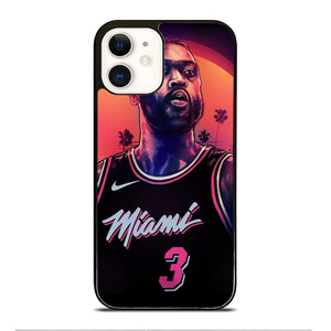 MIAMI HEAT DWYANE WADE 3 NBA iPhone 12 Case Cover