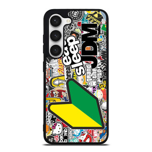 EAT SLEEP JDM STICKER BOMB Samsung Galaxy S23 Case Cover