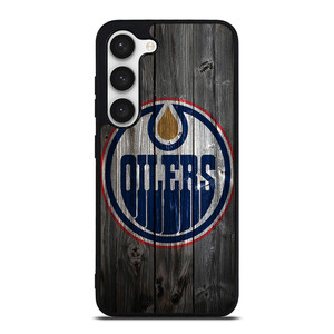 EDMONTON OILERS WOODEN LOGO Samsung Galaxy S23 Case Cover