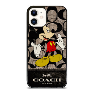 MICKEY MOUSE COACH NEW YORK iPhone 12 Case Cover