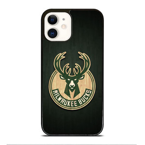 MILWAUKEE BUCKS WOODEN LOGO iPhone 12 Case Cover