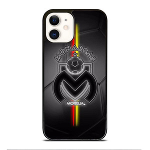 MONARCAS MORELIA BLACK LOGO iPhone 12 Case Cover MONARCAS MORELIA BLACK LOGO iPhone 12 Case Cover