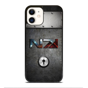 N7 MASS EFFECT METAL LOGO iPhone 12 Case Cover N7 MASS EFFECT METAL LOGO iPhone 12 Case Cover