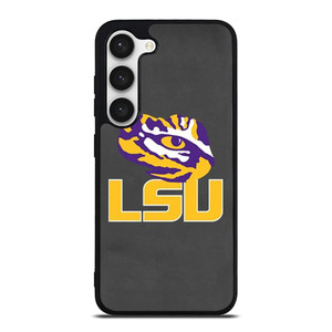 LSU TIGERS LEATHER LOGO Samsung Galaxy S23 Case Cover
