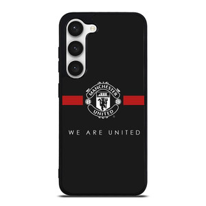 MANCHESTER UNITED BLACK Samsung Galaxy S23 Case Cover
