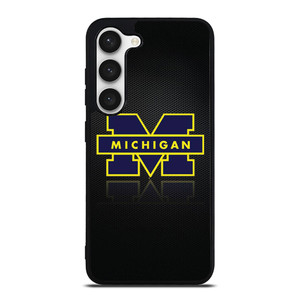 MICHIGAN WOLVERINES METAL LOGO Samsung Galaxy S23 Case Cover