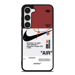OFF WHITE NIKE AIR JORDAN SNEAKERS Samsung Galaxy S23 Case Cover
