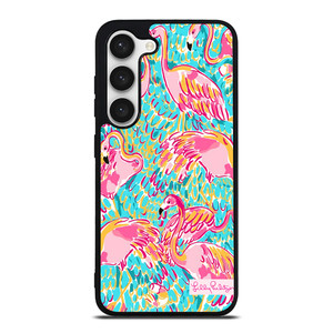 PATTERN LILLY PULITZER FLAMINGO Samsung Galaxy S23 Case Cover