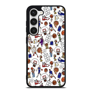 PLAYFUL BASKETBALL DOODLE ART Samsung Galaxy S23 Case Cover