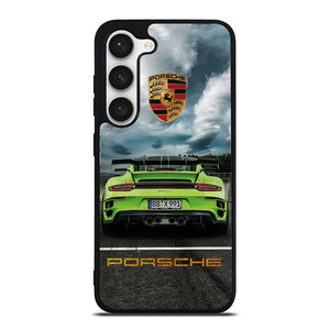 PORSCHE LOGO GREEN CAR Samsung Galaxy S23 Case Cover