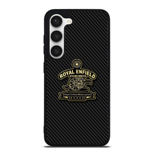 ROYAL ENFIELD VINTAGE LOGO CARBON Samsung Galaxy S23 Case Cover