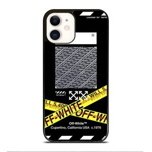 OFF WHITE X BATIK iPhone 12 Case Cover OFF WHITE X BATIK iPhone 12 Case Cover