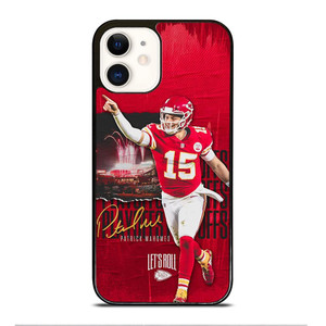 PATRICK MAHOMES KANSAS CITY CHIEFS iPhone 12 Case Cover PATRICK MAHOMES KANSAS CITY CHIEFS iPhone 12 Case Cover