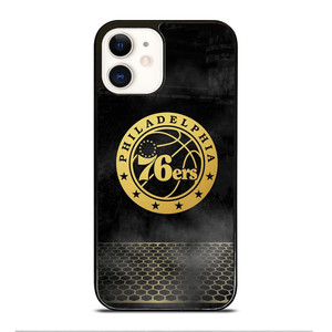 PHILADELPHIA 76ERS GOLD LOGO iPhone 12 Case Cover PHILADELPHIA 76ERS GOLD LOGO iPhone 12 Case Cover