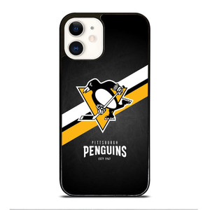 PITTSBURGH PENGUINS LOGO iPhone 12 Case Cover PITTSBURGH PENGUINS LOGO iPhone 12 Case Cover