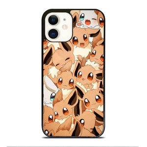 POKEMON EEVEE CUTE COLLAGE iPhone 12 Case Cover