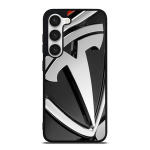 TESLA MOTOR EMBLEM LOGO Samsung Galaxy S23 Case Cover TESLA MOTOR EMBLEM LOGO Samsung Galaxy S23 Case Cover