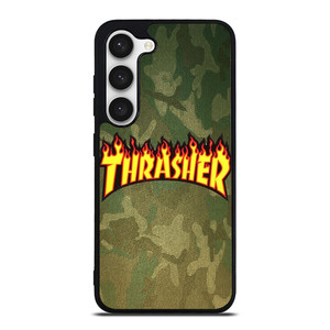 THRASHER LOGO CAMO FABRIC Samsung Galaxy S23 Case Cover