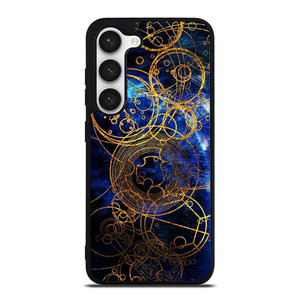 TIME LORD WRITING GOLD BLUE Samsung Galaxy S23 Case Cover TIME LORD WRITING GOLD BLUE Samsung Galaxy S23 Case Cover