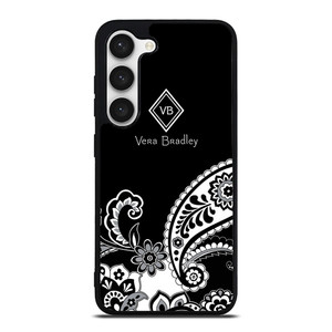 VERA BRADLEY BLACK AND WHITE Samsung Galaxy S23 Case Cover