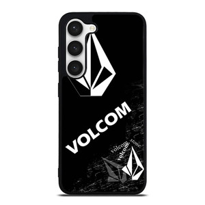 VOLCOM BLACK LOGO Samsung Galaxy S23 Case Cover