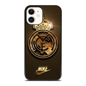 REAL MADRID GOLD LOGO iPhone 12 Case Cover REAL MADRID GOLD LOGO iPhone 12 Case Cover