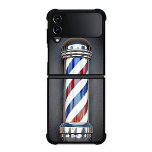BARBER POLE HAIR CUT SYMBOL Samsung Galaxy Z Flip 4 Case Cover