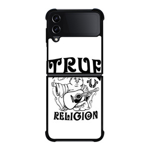 BIG BUDDHA TRUE RELIGION OFF WHITE Samsung Galaxy Z Flip 4 Case Cover BIG BUDDHA TRUE RELIGION OFF WHITE Samsung Galaxy Z Flip 4 Case Cover