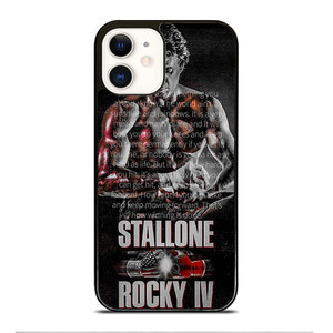 ROCKY BALBOA QUOTE ART iPhone 12 Case Cover ROCKY BALBOA QUOTE ART iPhone 12 Case Cover