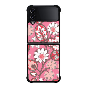 BLUSH PINK VERA BRADLEY PRINT Samsung Galaxy Z Flip 4 Case Cover