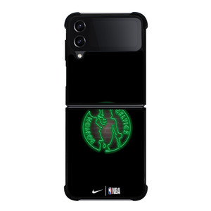 BOSTON CELTICS NEON NIKE NBA Samsung Galaxy Z Flip 4 Case Cover BOSTON CELTICS NEON NIKE NBA Samsung Galaxy Z Flip 4 Case Cover