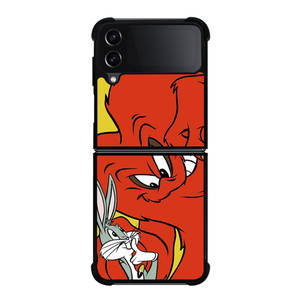 BUGS BUNNY AND GOSSAMER RED Samsung Galaxy Z Flip 4 Case Cover BUGS BUNNY AND GOSSAMER RED Samsung Galaxy Z Flip 4 Case Cover