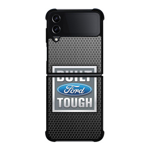 BUILT FORD TOUGH METAL CARBON Samsung Galaxy Z Flip 4 Case Cover