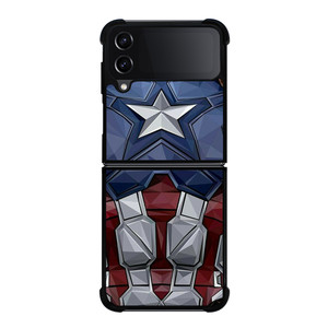 CAPTAIN AMERICA SUIT ARMOR AVENGERS Samsung Galaxy Z Flip 4 Case Cover CAPTAIN AMERICA SUIT ARMOR AVENGERS Samsung Galaxy Z Flip 4 Case Cover