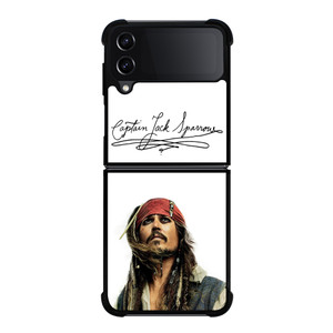 CAPTAIN JACK SPARROW PIRATES OF THE CARIBBEAN Samsung Galaxy Z Flip 4 Case Cover