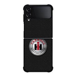 CASE IH INTERNATIONAL HARVESTER CARBON Samsung Galaxy Z Flip 4 Case Cover