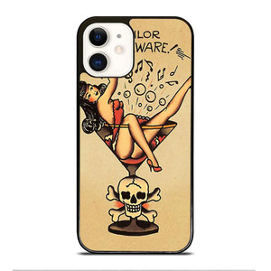 SAILOR JERRY S TATTOO iPhone 12 Case Cover SAILOR JERRY S TATTOO iPhone 12 Case Cover