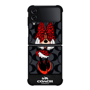 COACH MINNIE MOUSE 2 Samsung Galaxy Z Flip 4 Case Cover