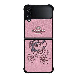 COACH MINNIE MOUSE PINK Samsung Galaxy Z Flip 4 Case Cover