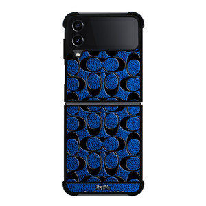COACH NEW YORK BLUE 3 Samsung Galaxy Z Flip 4 Case Cover COACH NEW YORK BLUE 3 Samsung Galaxy Z Flip 4 Case Cover
