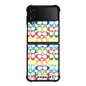 COACH NEW YORK COLORFUL 2 Samsung Galaxy Z Flip 4 Case Cover COACH NEW YORK COLORFUL 2 Samsung Galaxy Z Flip 4 Case Cover