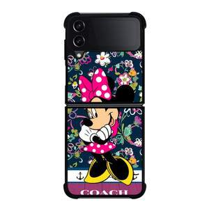 COACH NEW YORK CUTE MICKEY MOUSE Samsung Galaxy Z Flip 4 Case Cover COACH NEW YORK CUTE MICKEY MOUSE Samsung Galaxy Z Flip 4 Case Cover