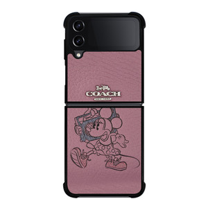 COACH NEW YORK PINK MICKEY MOUSE Samsung Galaxy Z Flip 4 Case Cover COACH NEW YORK PINK MICKEY MOUSE Samsung Galaxy Z Flip 4 Case Cover