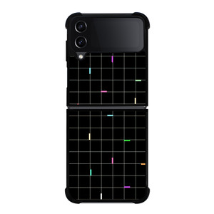 COLORED AESTHETIC GRID Samsung Galaxy Z Flip 4 Case Cover