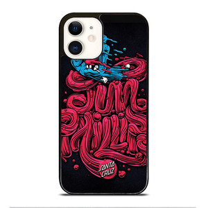 SANTA CRUZ SKATEBOARDS CLIPART iPhone 12 Case Cover SANTA CRUZ SKATEBOARDS CLIPART iPhone 12 Case Cover