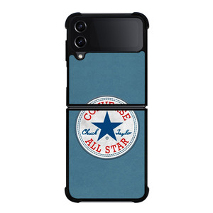 CONVERSE SNEAKERS LOGO BLUE Samsung Galaxy Z Flip 4 Case Cover