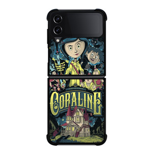 CORALINE CARTOON Samsung Galaxy Z Flip 4 Case Cover CORALINE CARTOON Samsung Galaxy Z Flip 4 Case Cover