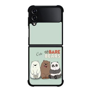 CUT WE BARE BEARS Samsung Galaxy Z Flip 4 Case Cover CUT WE BARE BEARS Samsung Galaxy Z Flip 4 Case Cover